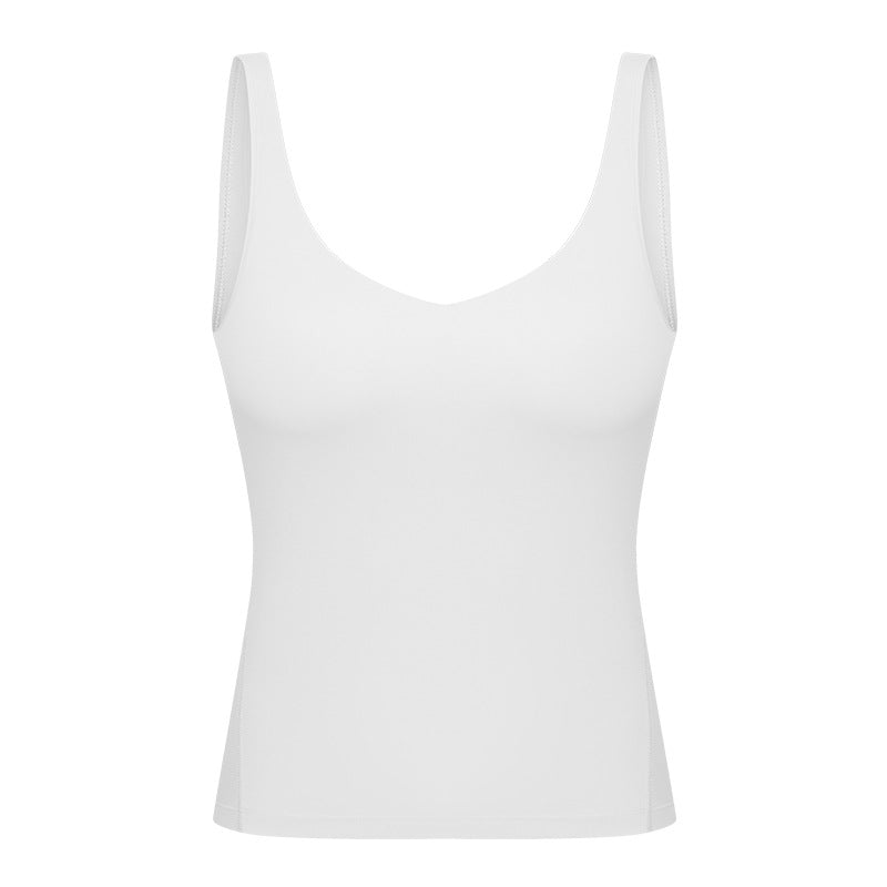 U-shaped Beauty Back Nude Feel Yoga Straps Chest Pad