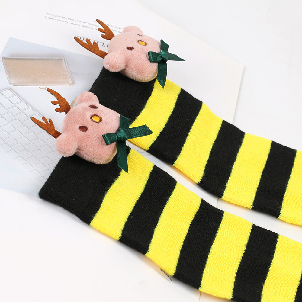 Elk Children's Christmas Stockings Cartoon Doll