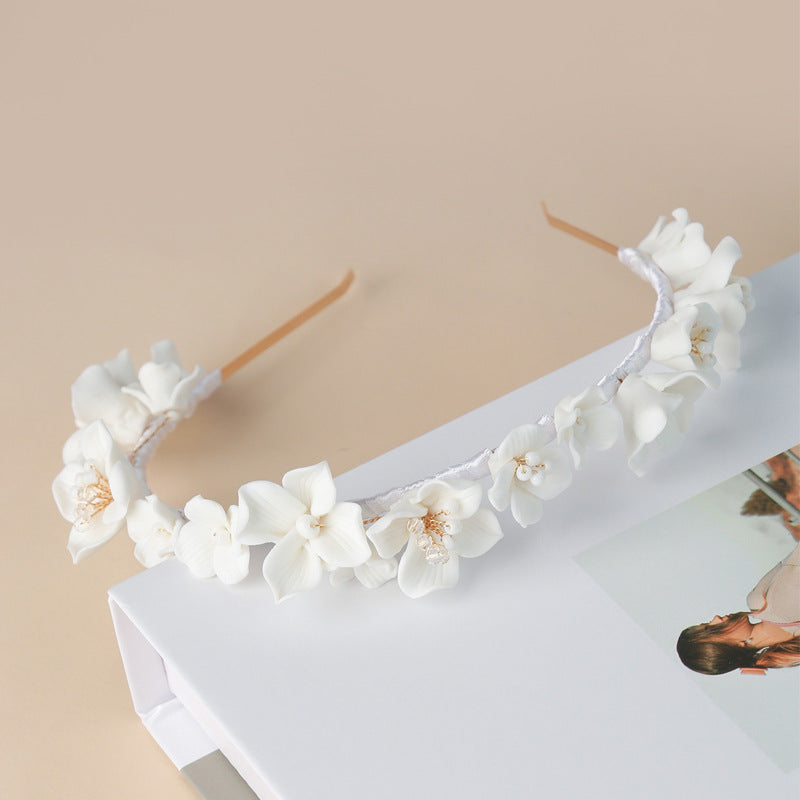 Ceramic Flower Headband Ceramic Flower Handicrafts