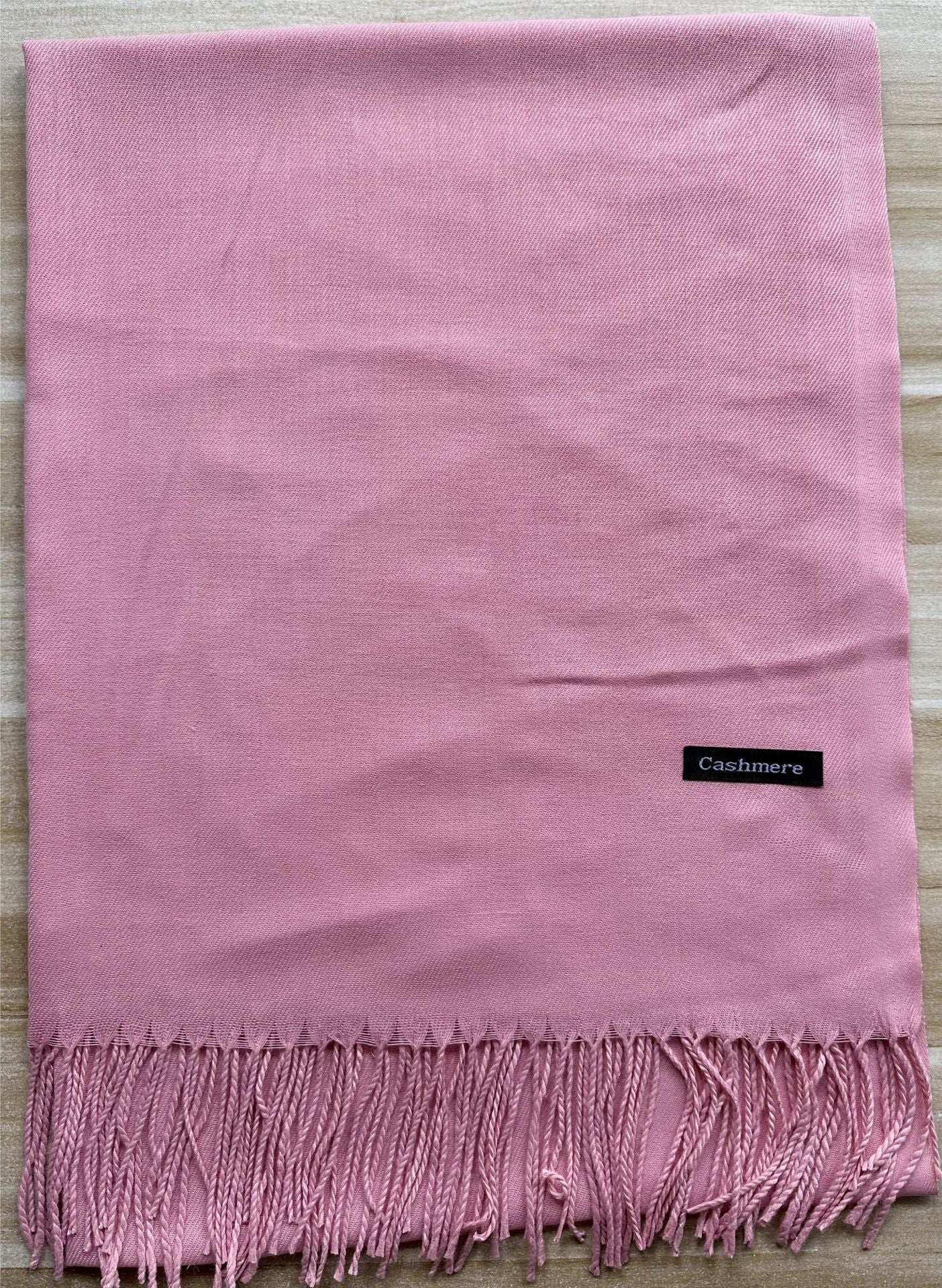 Solid Color Artificial Cashmere Scarf Female 220g Warm Shawl