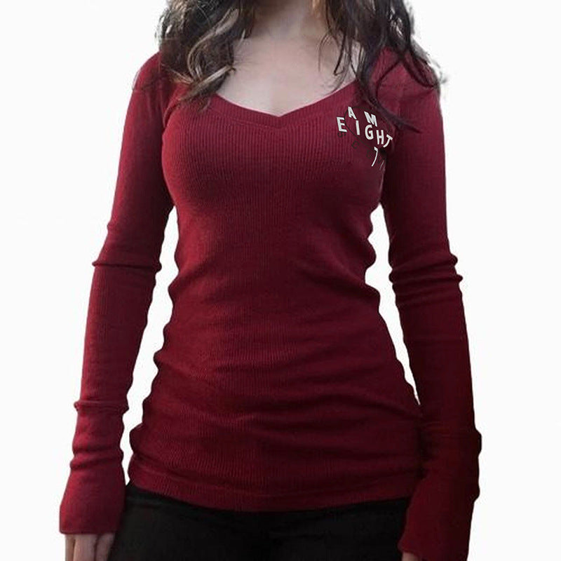 Stylish And Minimalist Long Sleeve Top For Women