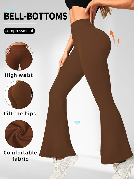 1 Pair Of Women's Bootleg Yoga Pants