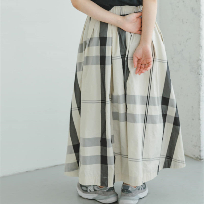 Women's Fashion Artistic Loose Cotton And Linen Skirt