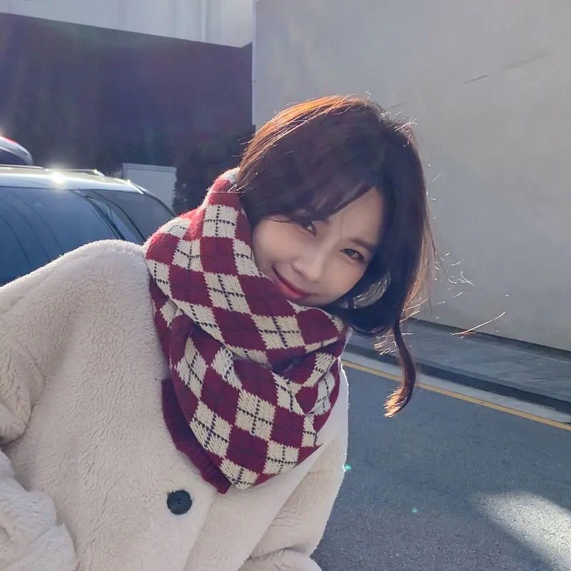 Men's And Women's Fashion All-match Warm And Thick Woolen Scarf