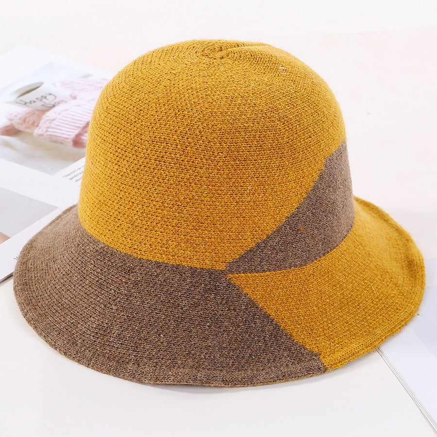 Fashion All-match Temperament Wool Fisherman Hat