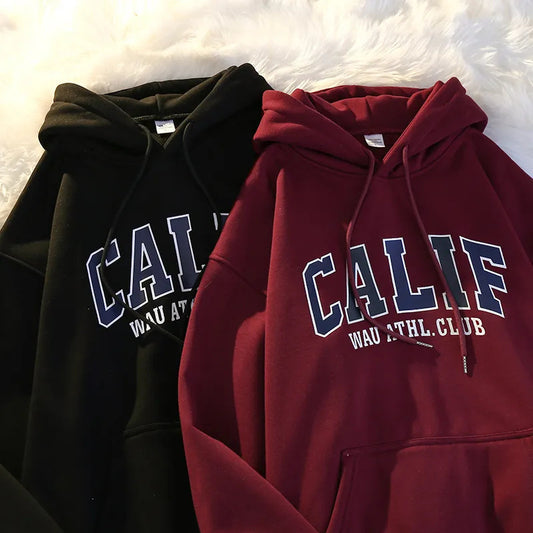 Vinrød Sweater Dame Løs Hvid