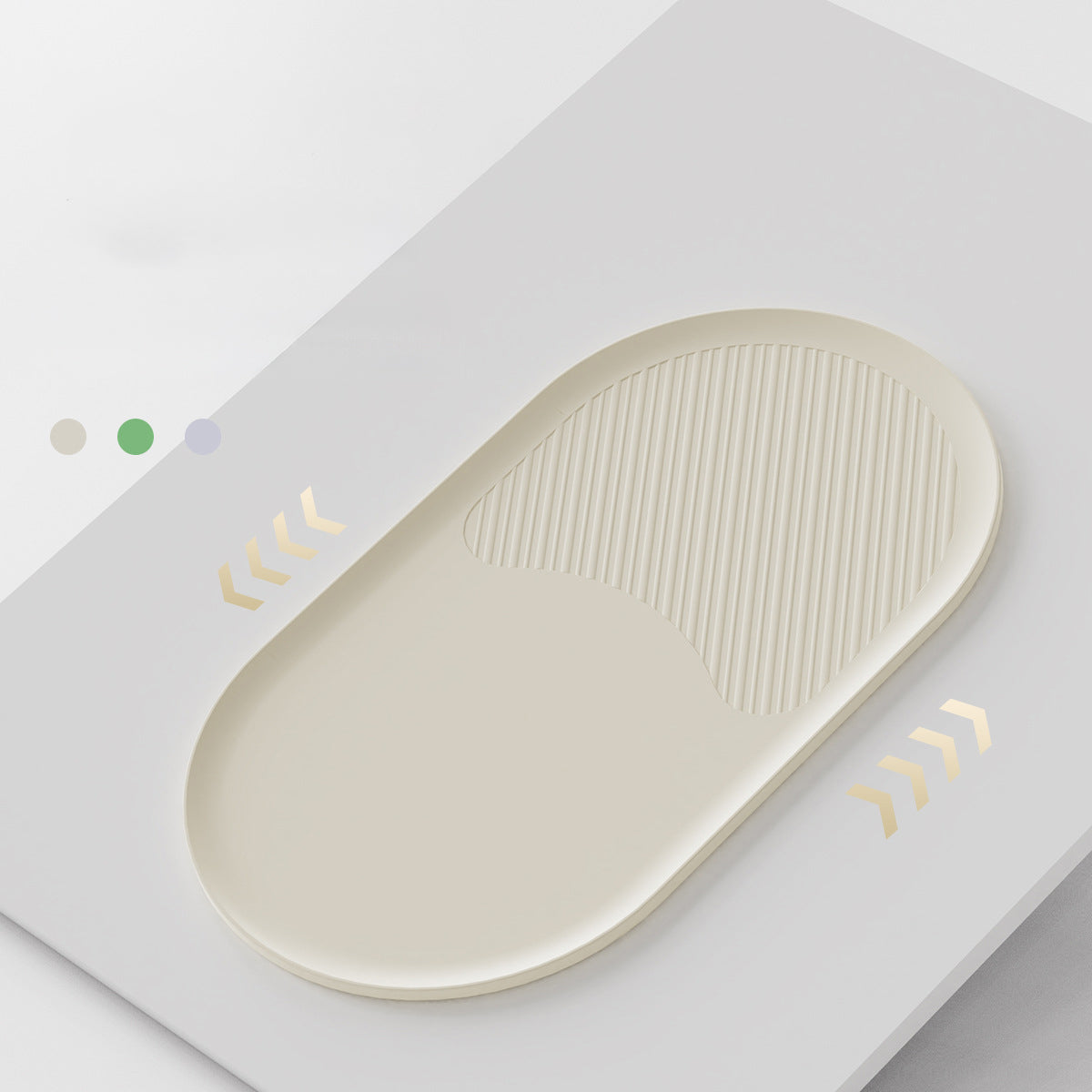 Pet Mat For Cats, 304 Stainless Steel Food Bowl, Ins Silicone Waterproof And Non-slip Mat For Overturned Dog Bowls