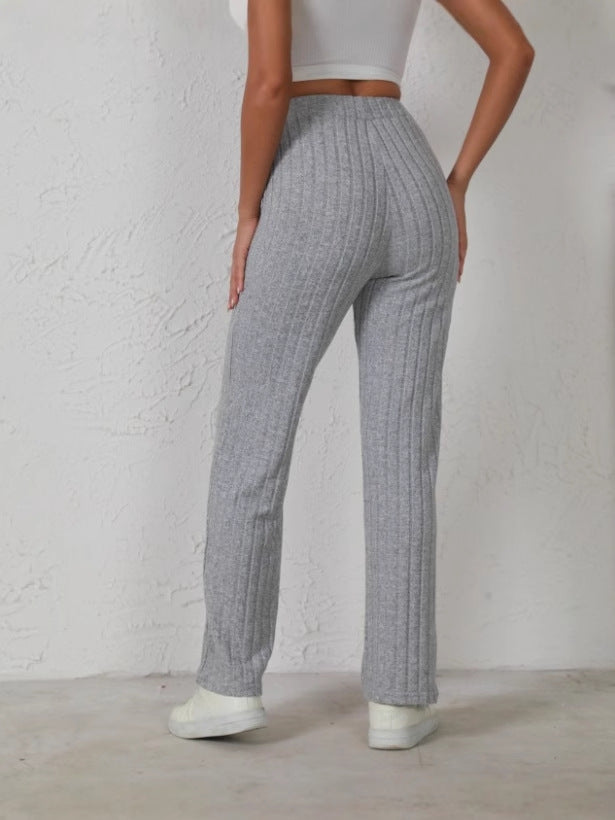 Women's Fashion Casual Loose Straight Trousers