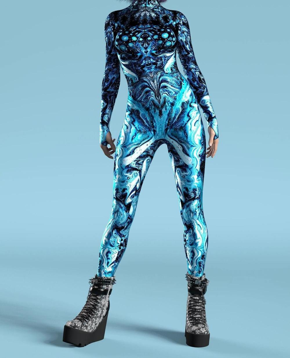 Halloween Tights 3D Digital Printing Play Costume