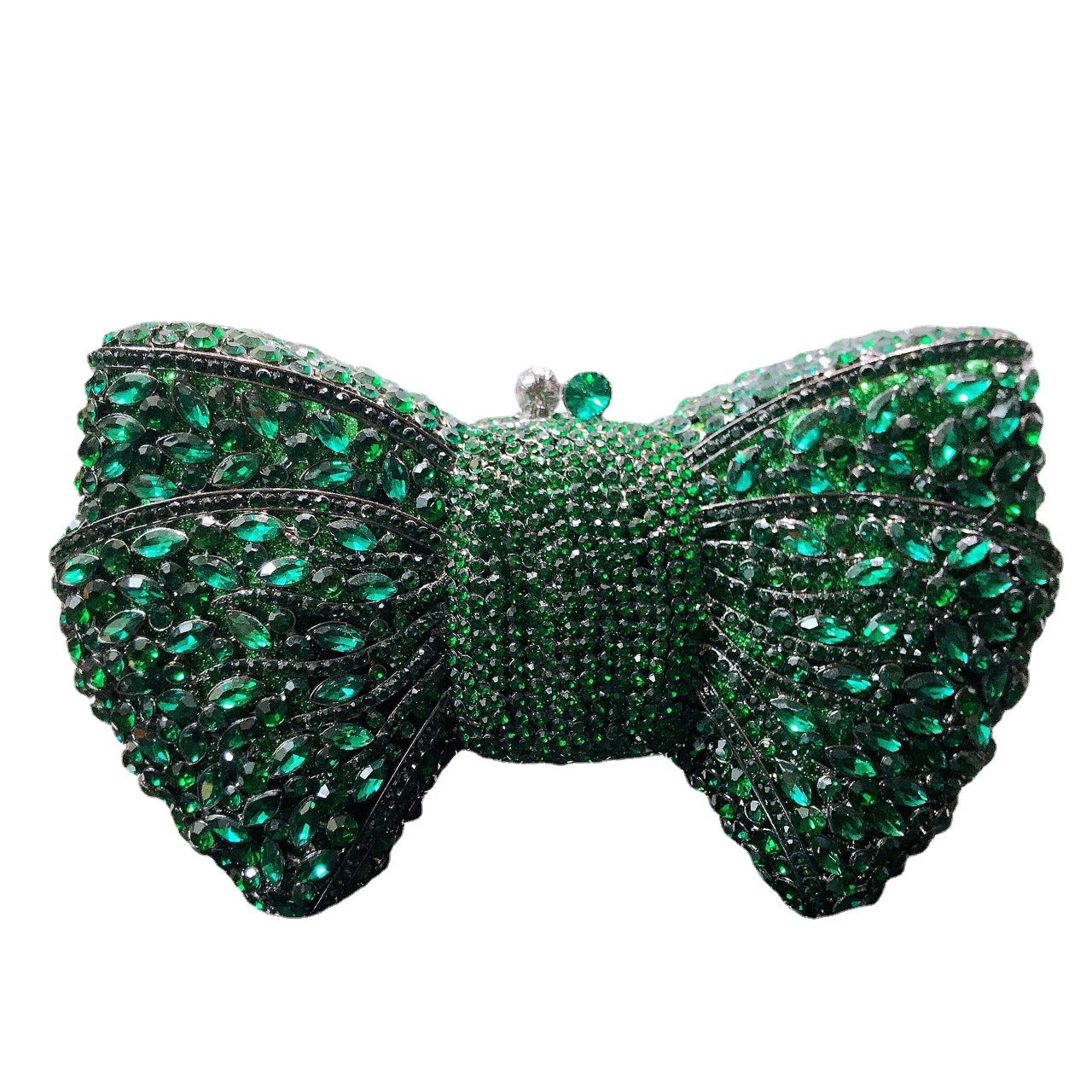 Bow Diamond Evening Bag Rhinestone Clutch