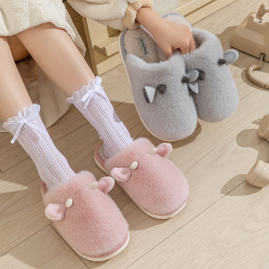 New Autumn And Winter Interior Home No-skid Floor Warm Shoes