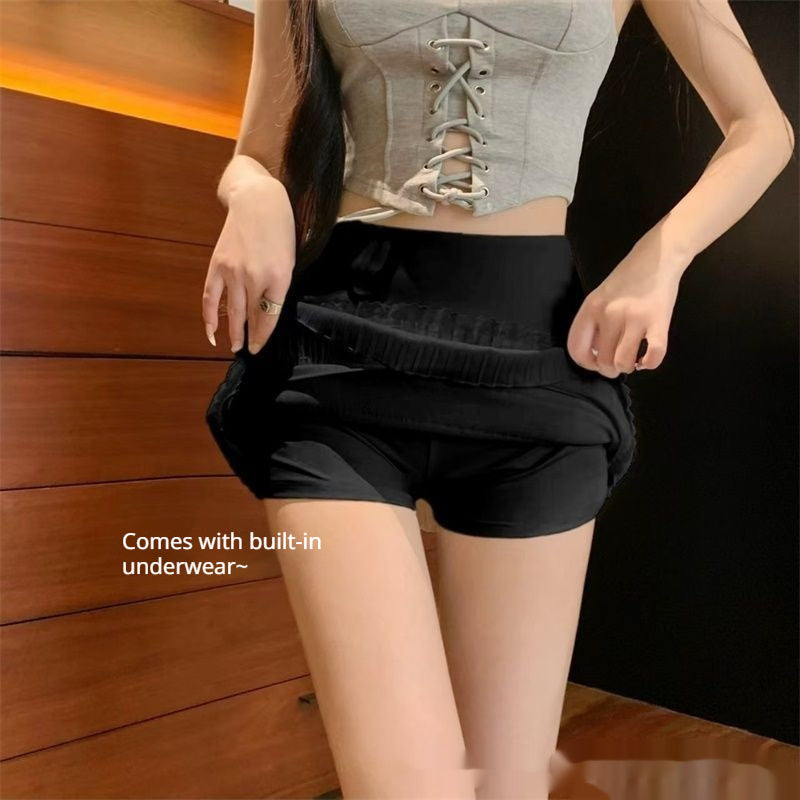 Sweet Lace High-waist Bodycon Skirt