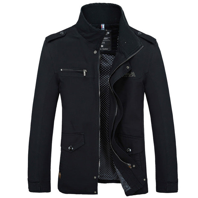 Men's Business Casual Jacket Slim Top Coat