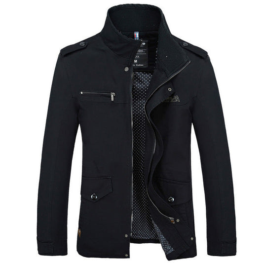 Men's Business Casual Jacket Slim Top Coat
