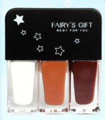 Three-in-one DIY No-bake Tearable Sequined Nail Polish Set