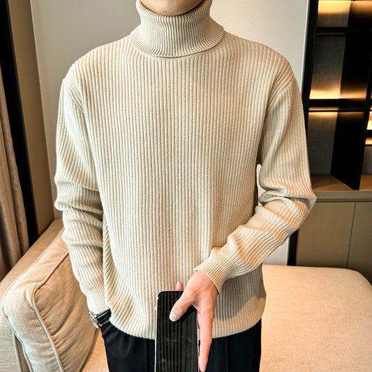 Trendy Loose-textured Knit Hoodie