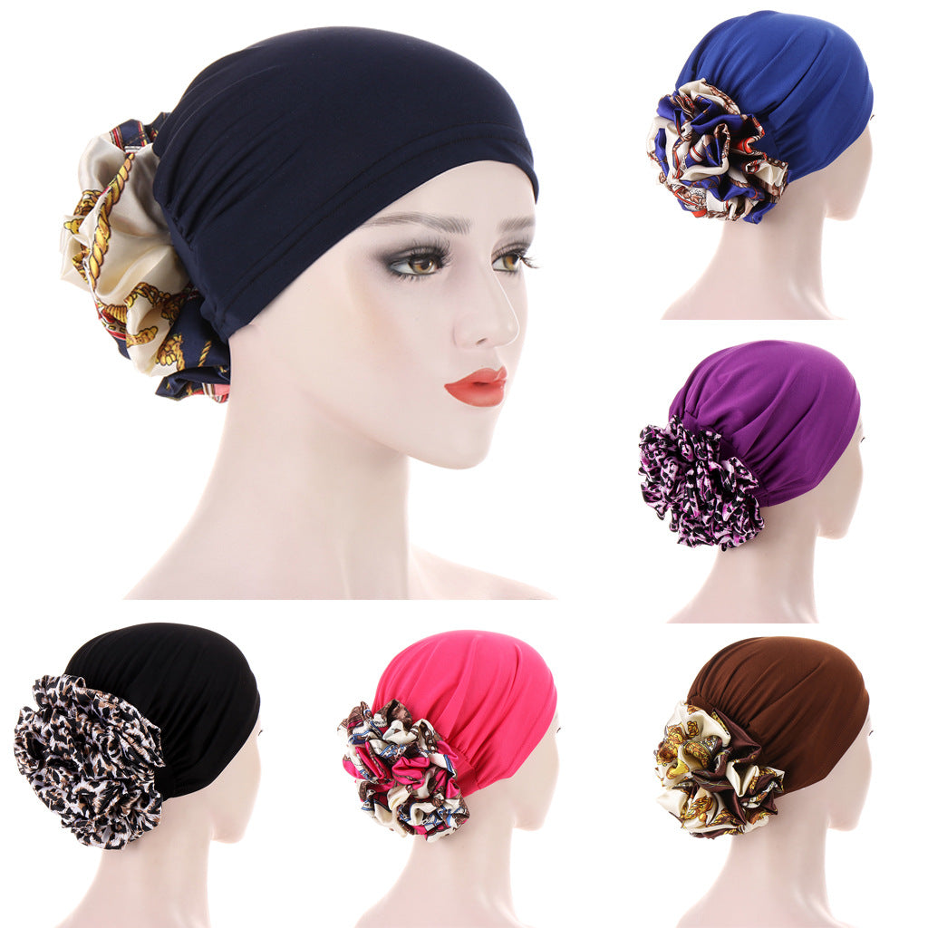 Women's Fashion Multicolor Tapestry Scarf Hat