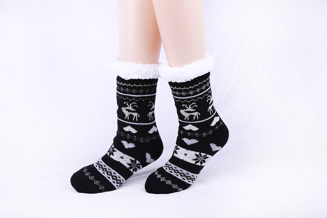 Thickened Non-slip Indoor Knitted Woolen Socks