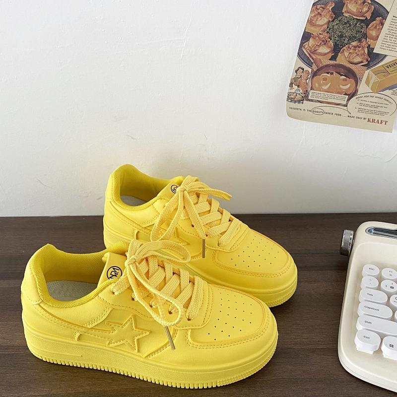 Fritidssneakers til kvinder med stjernemønster – passer til alt