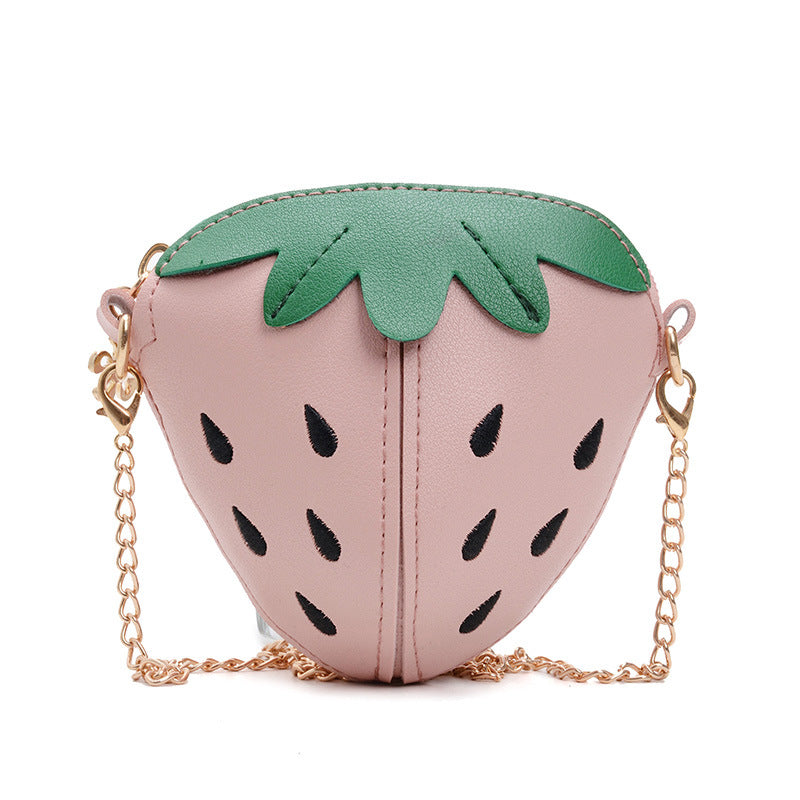 Children's Bag Strawberry Chain Messenger