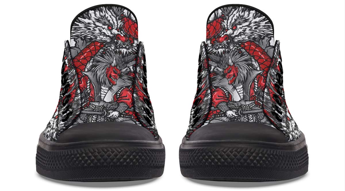 Fashion Print Couple Low-Top Canvas Shoes