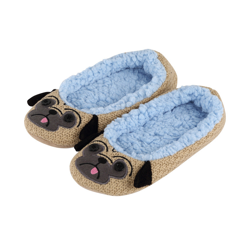 Women's Confinement Shoes Soft Bottom Cartoon Thermal Slippers