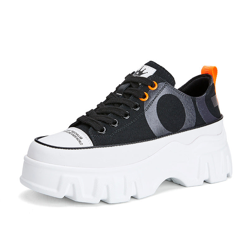 Fashion Thick Bottom Breathable Height Increasing Women's Shoes
