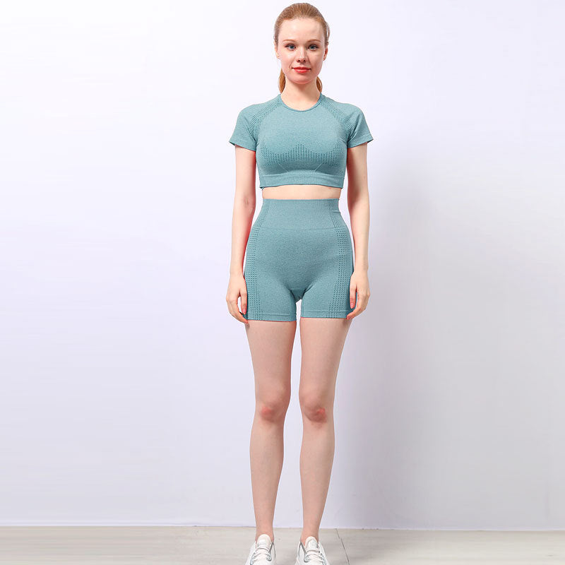 European And American Quick-drying Seamless Yoga Suit