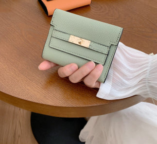 Leather small wallet