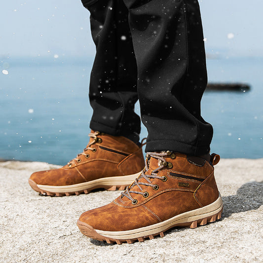 The New Autumn Winter Martin Boots Cross Border With Fleece