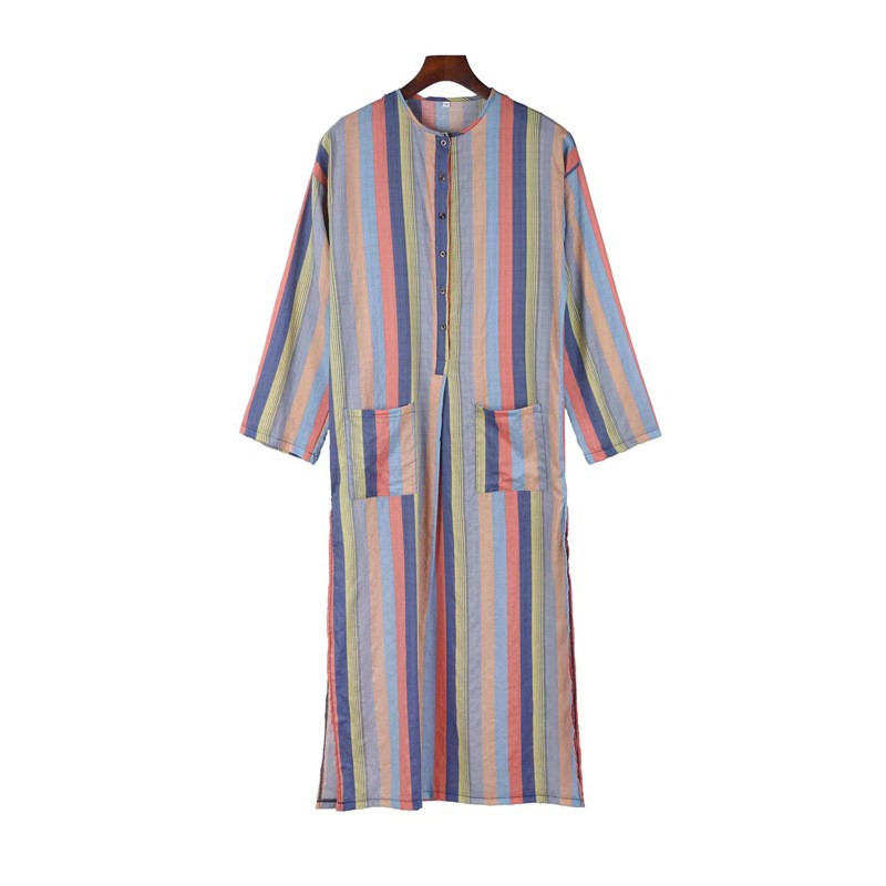 Muslim Southeast Asia Loose And Simple Long Sleeve Middle East Men's Robe