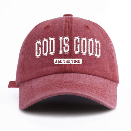 Water-washed Cotton Printed Hat With A Vintage Worn-in Look