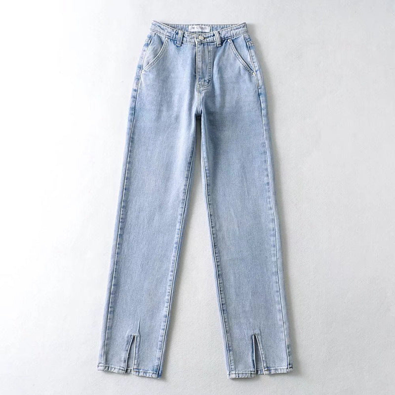 American Retro Foreign Trade New High-waisted Slim Slimming
