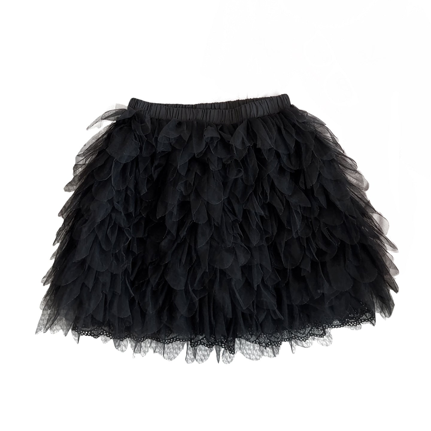 Multi-layer Ruffled Tutu Mesh Skirt For Women