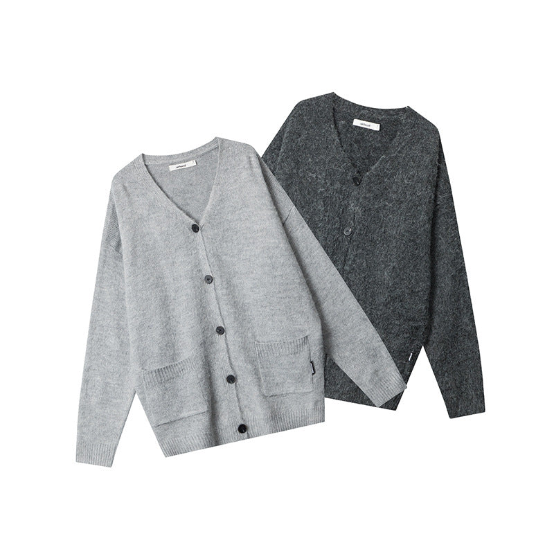 European And American Style Fashion Lazy V-neck Couple Cardigan
