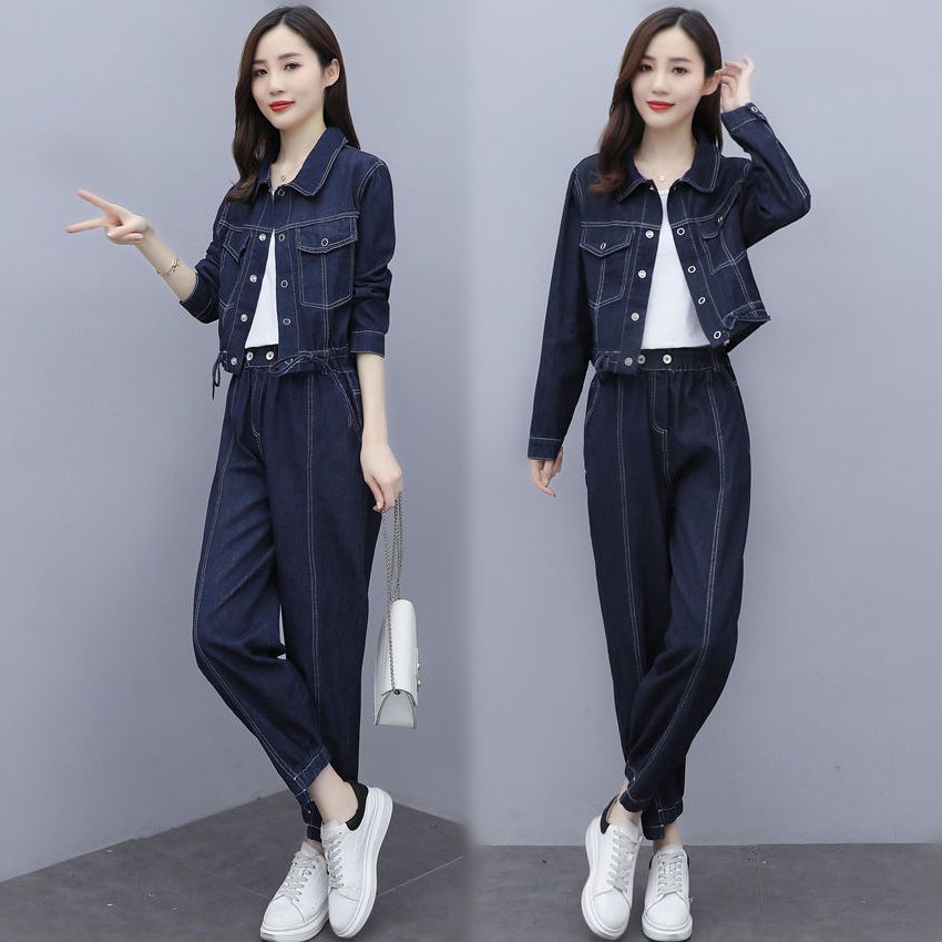 Women's Casual Fashion Show High Temperament And Light Mature Style Two-piece Suit