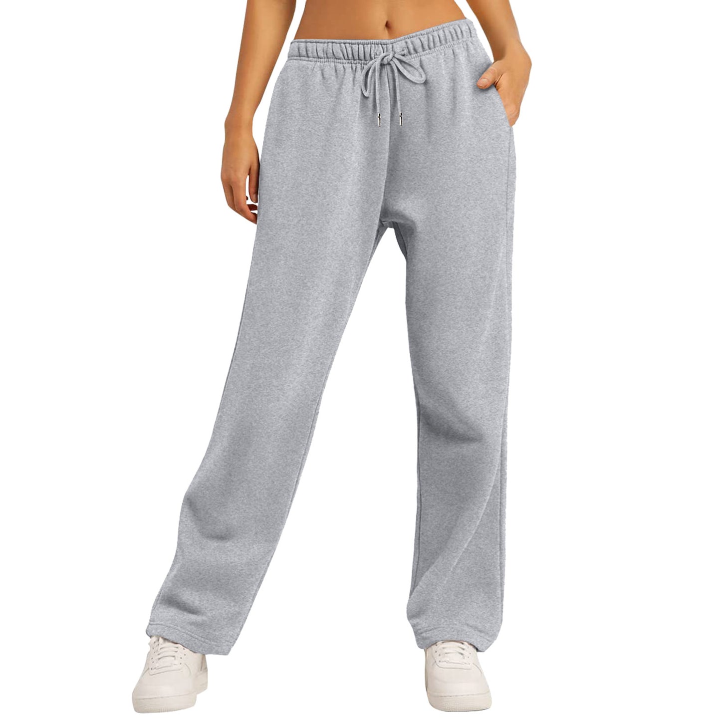 Women's Casual Loose Solid Color Sweatpants