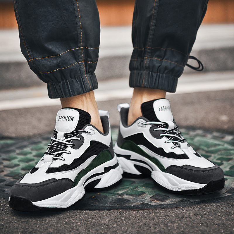 Autumn New Fashion Sports Trend Thick-soled Increased Daddy Shoes