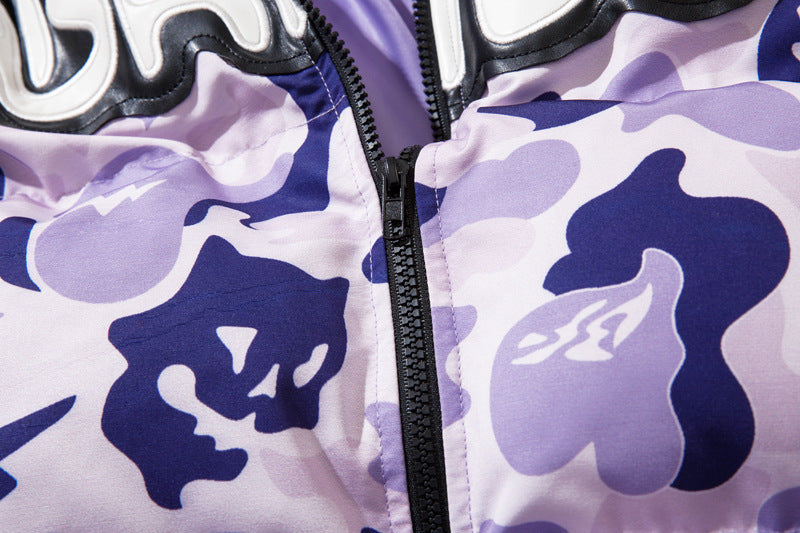 Imp Alphabet Embroidered Camo Cotton Suit