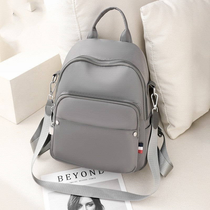 New Women's Nylon Oxford Cloth Backpack Is Fashionable Simple And Casual