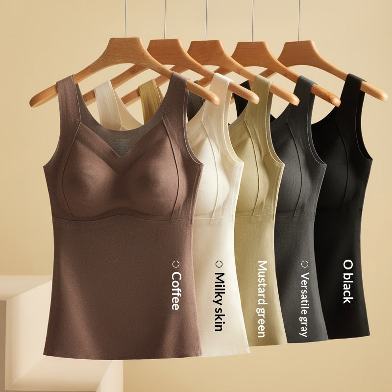Heating Fiber Thermal Massage Bra & Back Vest With Temperature-sensing Massage Function