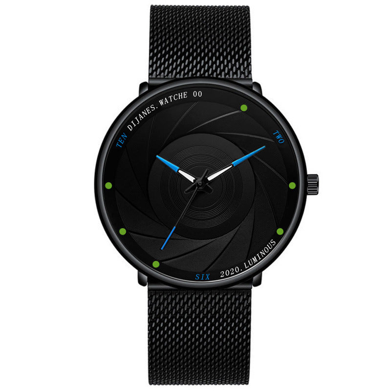 Fashion Luminous Men's Mesh Strap Watch