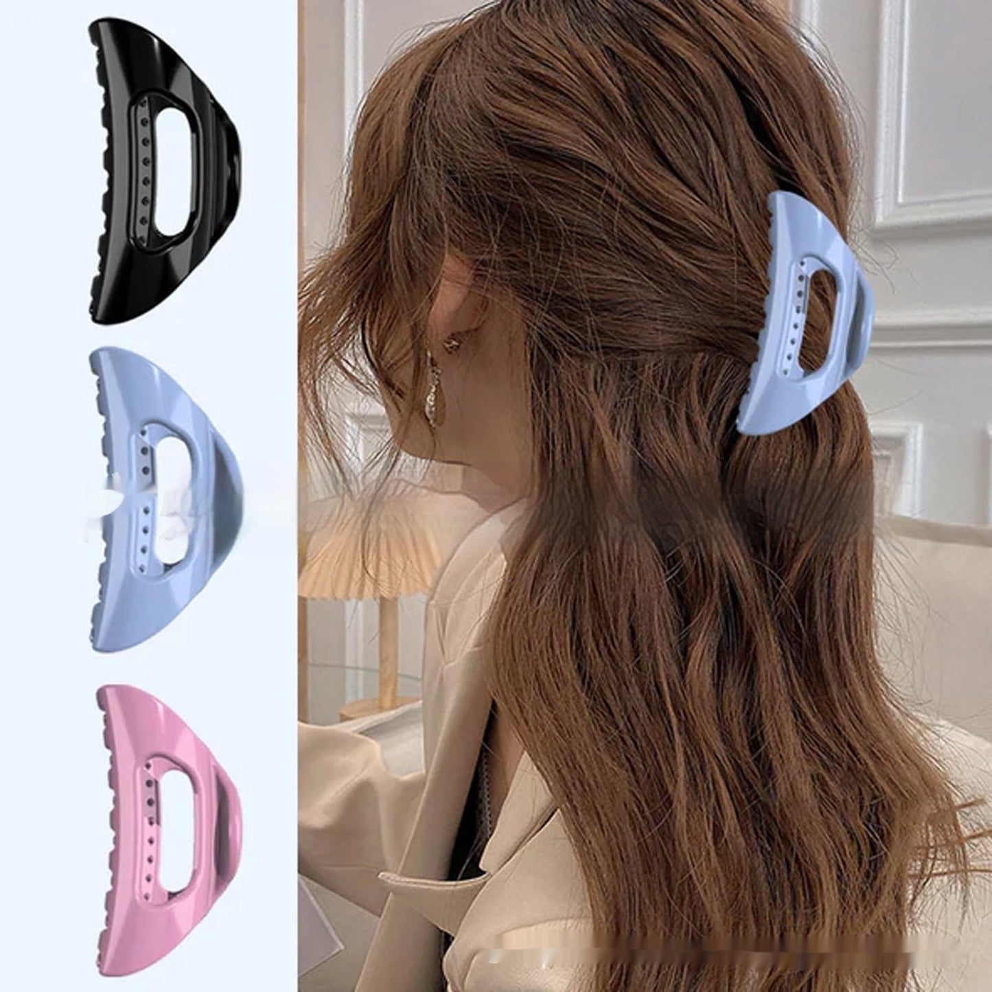 Women's Simple Pure Color All-matching Comfortable French Grip
