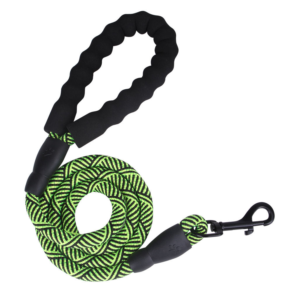 Hund Nylon Træktov Trækresistent P-kæde Rundtov Gåtur Enkelt Hundesnor Hundekæde