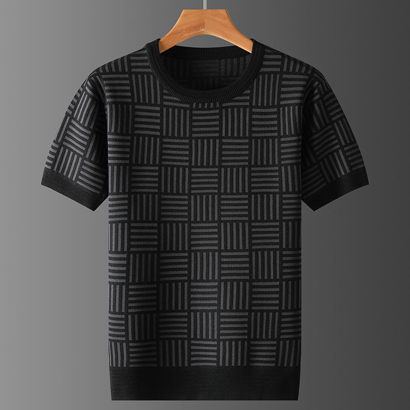 Autumn And Winter Round Neck Plus Size Knitwear Sweater Men