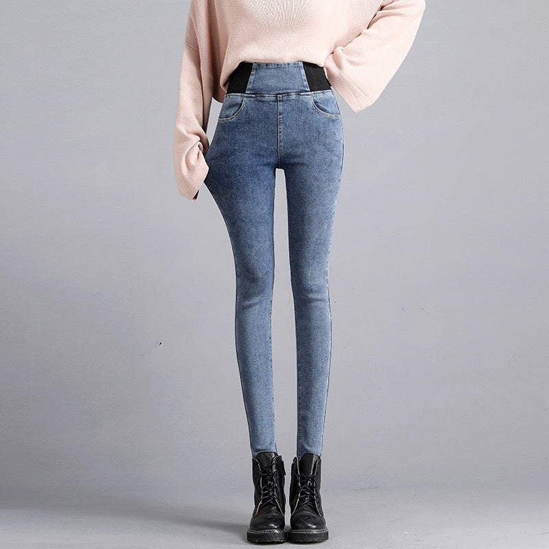 Wear Slim Pencil Pants With Abdomen And Feet