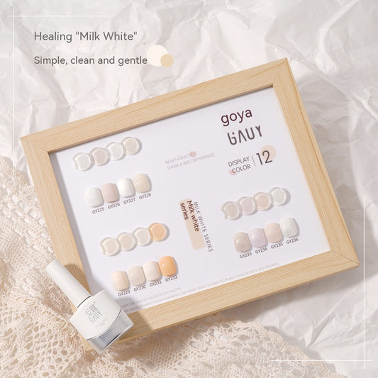 Milk White Series UV Polish Yogurt Rice White Milk Nails