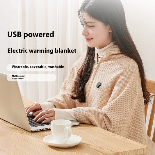 5v Heating Shoulder And Waist Support Heating Mat Far Infrared Hot Compress Health Care Electric Blanket