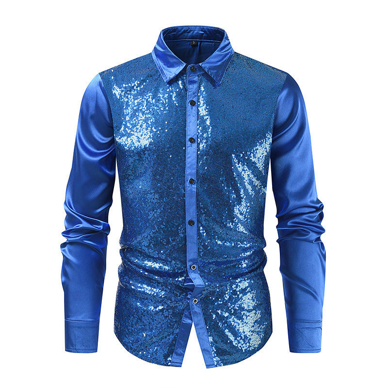 Men's Multi-color European Size Shirt