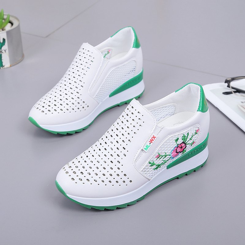 Women Comfortable Casual Shoes Summer Slip On Loafers Mixed